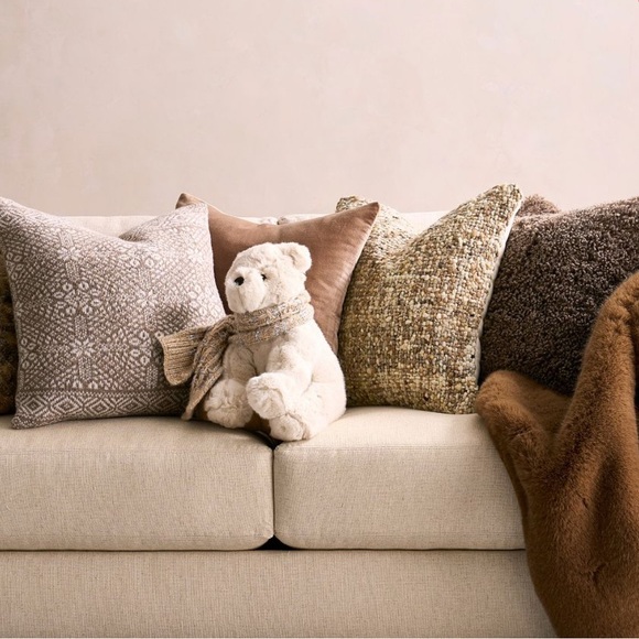 Plush White Bear with Scarf perfect condition - Picture 3 of 6